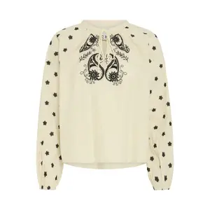 Långärmad blus för kvinnor Ichi Elumo image-0