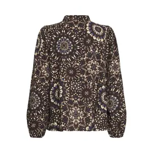 Långärmad skjorta för kvinnor Ichi Craviz image-1