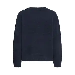 Pullover mit Rundhalsausschnitt Damen Ichi Astra LS3 image-1