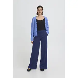 Women's wide leg trousers Ichi Kate SUS Office image-3