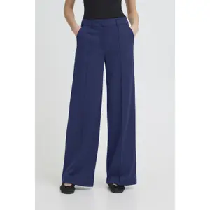 Women's wide leg trousers Ichi Kate SUS Office image-4