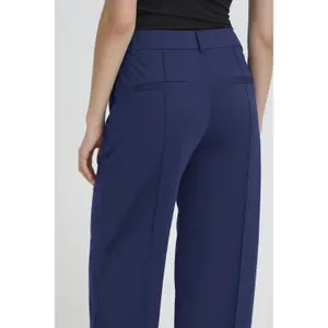 Pantaloni lunghi larghi donna Ichi Kate SUS Office image-6