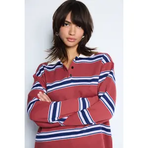 Women's long-sleeved polo shirt Ichi IHOphia image-5