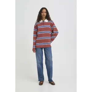 Women's long-sleeved polo shirt Ichi IHOphia image-4