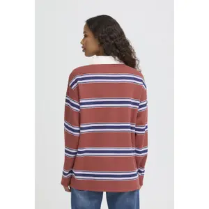 Women's long-sleeved polo shirt Ichi IHOphia image-3