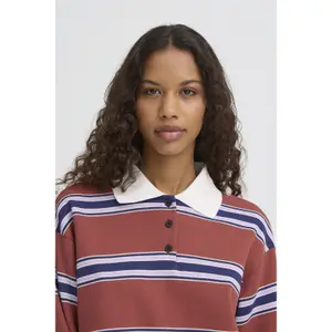 Women's long-sleeved polo shirt Ichi IHOphia image-6