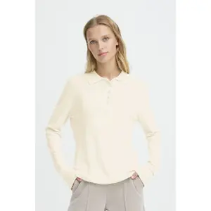 Women's long-sleeved polo shirt Ichi IHMafa image-1