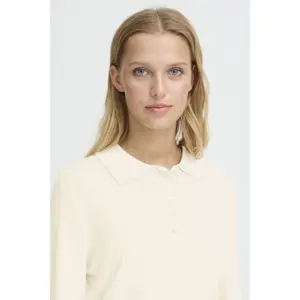 Women's long-sleeved polo shirt Ichi IHMafa image-5