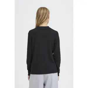 Women's long-sleeved polo shirt Ichi IHMafa image-4