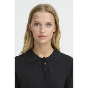 Women's long-sleeved polo shirt Ichi IHMafa image-5