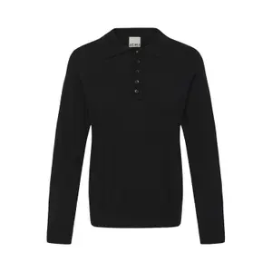 Women's long-sleeved polo shirt Ichi IHMafa image-0