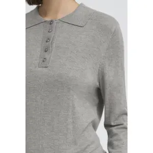 Women's long-sleeved polo shirt Ichi IHMafa image-5
