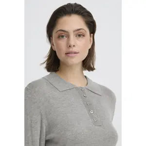 Women's long-sleeved polo shirt Ichi IHMafa image-6