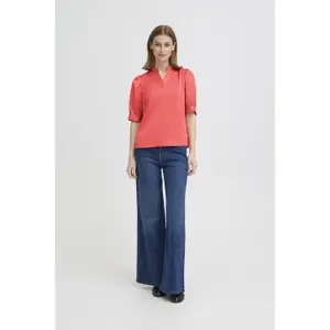 Women's short-sleeved blouse Ichi Ihletta Ss image-2