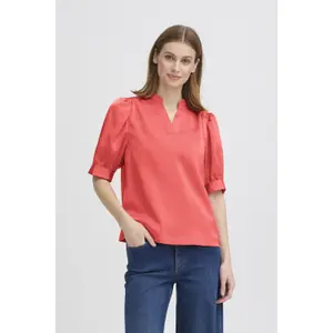 Women's short-sleeved blouse Ichi Ihletta Ss image-1