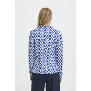 Women's printed blazer Ichi Kate 29 image-4