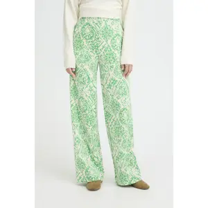 Women's printed Trousers Ichi Kate 38 image-1