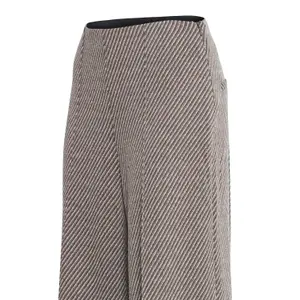Women's wide twill trousers Ichi Kate image-2