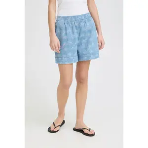 Short en jean femme Ichi Odette image-1