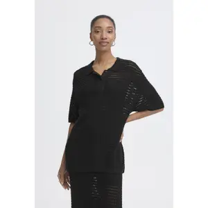 Women's short sleeve sweater Ichi IHBetues image-1