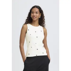 Women's sleeveless sweater Ichi Palma image-1