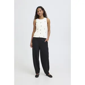 Women's sleeveless sweater Ichi Palma image-2
