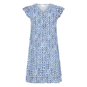 Women's printed dress Ichi Marrakech 24 image-0