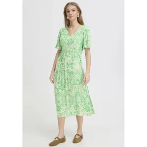 Women's printed dress Ichi Marrakech 23 image-2