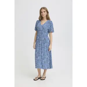 Women's printed dress Ichi Marrakech 25 image-2