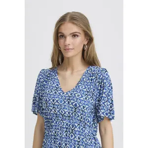 Women's printed dress Ichi Marrakech 25 image-5