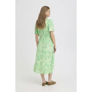Women's printed dress Ichi Marrakech 25 image-4