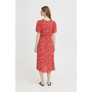 Women's printed dress Ichi Marrakech 25 image-3