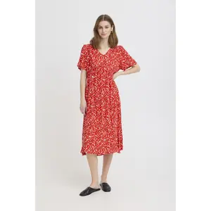 Women's printed dress Ichi Marrakech 25 image-1