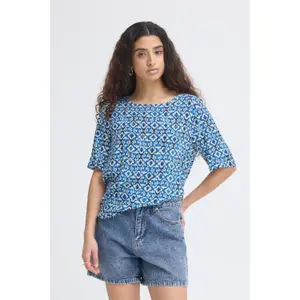Blusa stampata donna Ichi Marrakech 17 image-3