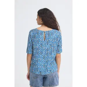 Blusa stampata donna Ichi Marrakech 17 image-5