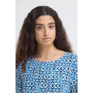 Blusa stampata donna Ichi Marrakech 17 image-6