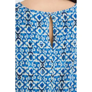 Printed women's blouse Ichi Marrakech 17 image-6