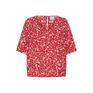 Γυναικεία μπλούζα κοντομάνικη Ichi Ihmarrakech Aop Ss16 image-0
