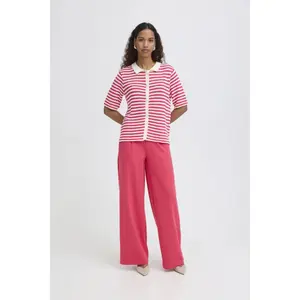 Korte mouw cardigan voor dames Ichi Lorianna image-1