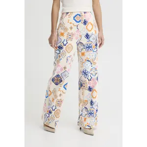 Women's printed Trousers Ichi Kate 40 image-1