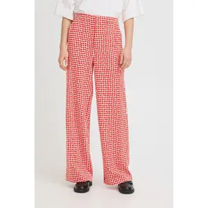Women's suit Trousers Ichi Kate Print image-1