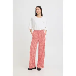 Women's suit Trousers Ichi Kate Print image-2