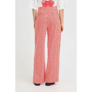Women's suit Trousers Ichi Kate Print image-4