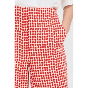 Women's suit Trousers Ichi Kate Print image-6
