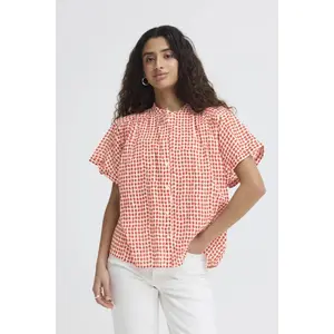 Korte mouwen blouse dames Ichi Lumma image-2