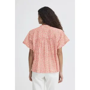 Korte mouwen blouse dames Ichi Lumma image-4