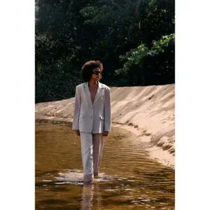 Women's oversize blazer Ichi Fava image-5