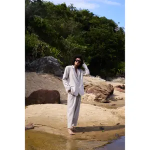 Women's oversize blazer Ichi Fava image-6
