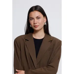 Women's oversize blazer Ichi Fava image-5