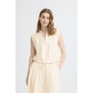 Sleeveless blouse for women Ichi Elvias image-1